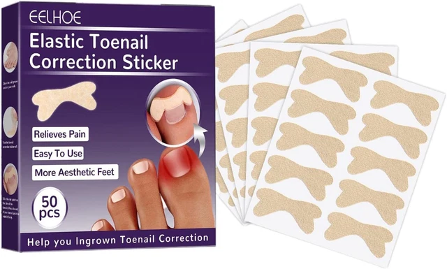 Tiras correctoras de uñas de los pies | Pedicura pegatina para el cuidado de los pies