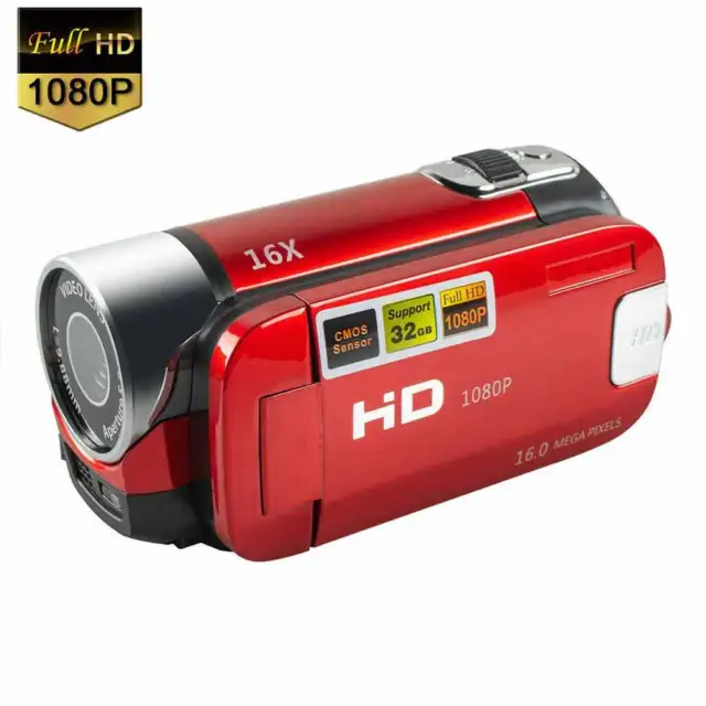 Video Camera Camcorder Vlogging Camera Full HD 1080P Digital Cam Camera Gift