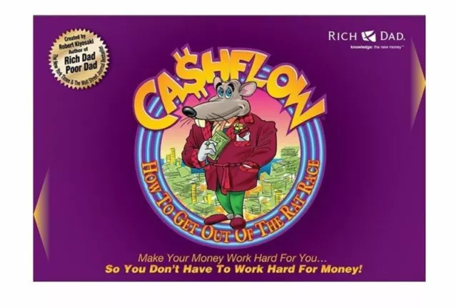 Rich Dad Cashflow 101 Rat Race Board Game Robert Kiyosaki Full Set Free Shipping