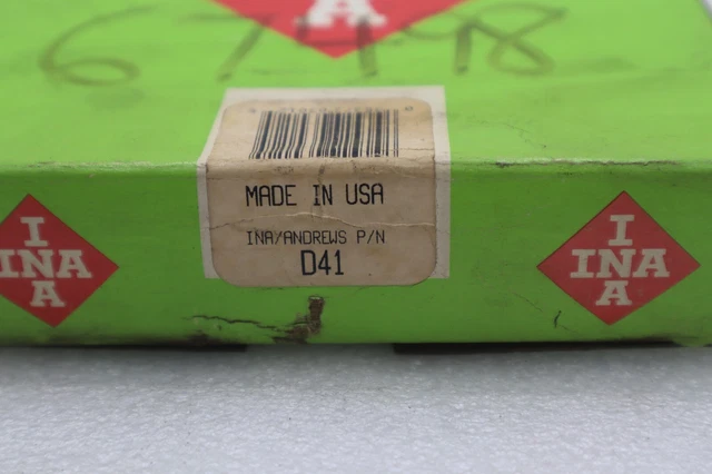 INA/ Andrews P/N D41 BEARING STOCK B-909