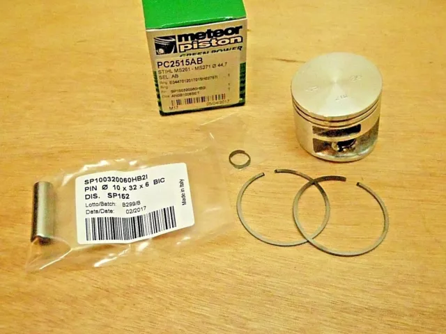 Meteor cylinder and piston kit for Stihl 026 44mm with Caber rings Italy -  Wolf Creek Saw Shop