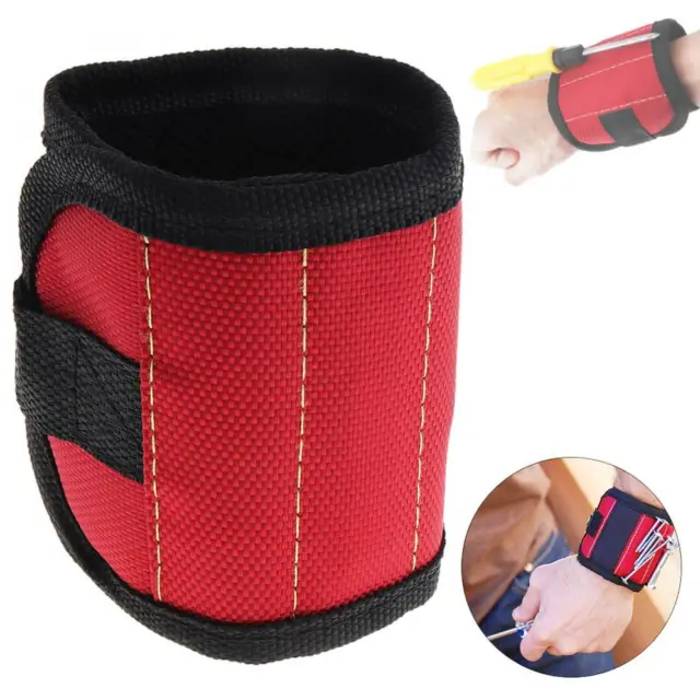 Pocket Repair Tool Bag  Strong Magnetic Wristband Holding Screws Nails Drill Bit