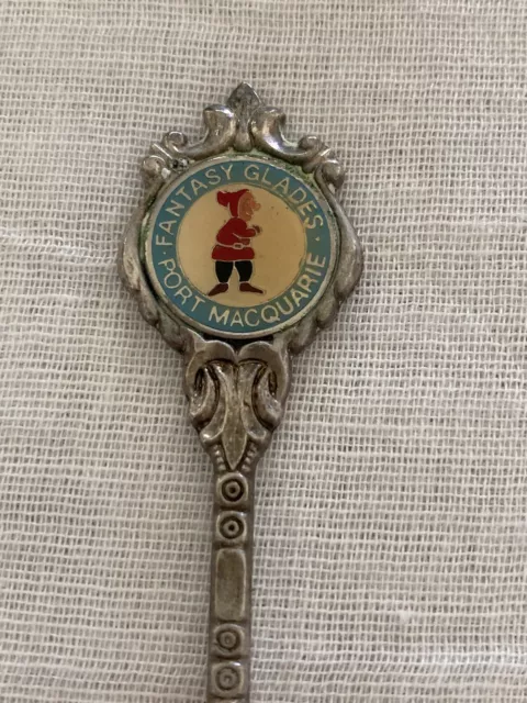 Vintage Fantasy Glades Port Macquarie Stuart Silverplated Souvenir Spoon