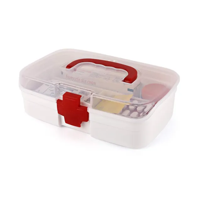 Medico Klein Erste Hilfe Box, Weiß, Plastik, Rechteckig