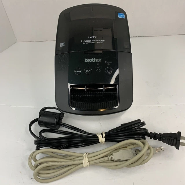 BROTHER QL710W HIGHSPEED Wireless Thermal Label Printer w/Power and