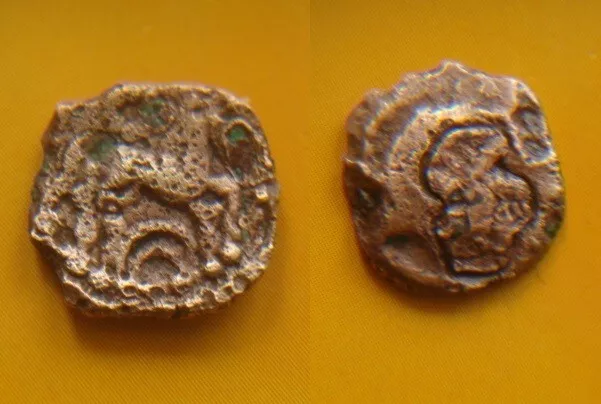 Monnaie Gauloise - Bronze Au Cheval Des Ambiens