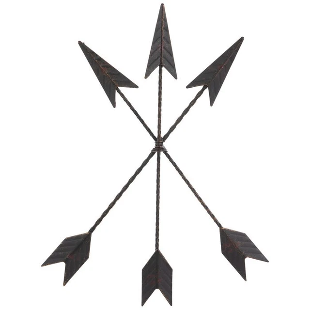 Cast Iron Arrow Trio Metal Farmhouse Wall Decor
