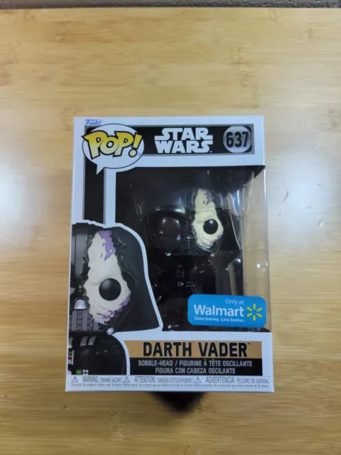Darth Vader #637 (Battle Damaged) Funko Pop! - Star Wars - Walmart Exc