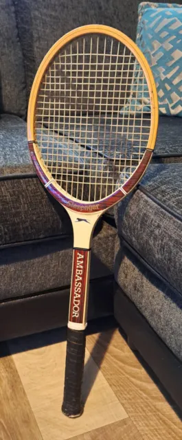 Collectable Vintage Wooden Slazenger Tennis Racket