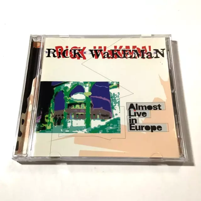 Rick Wakeman - Almost Live In Europe (CD, 1995) Prog Rock, Yes, Rare, HTF