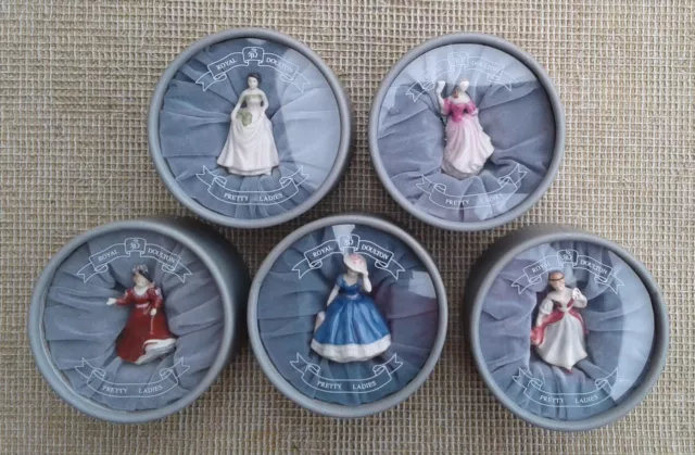 Royal Doulton “Pretty Ladies” - Selection Of Miniature Bone China Figurines