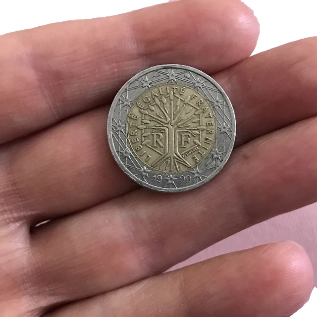 PIÈCE 2 EUROS FRANCE 1999 Arbre de vie EUR 600,00 - FR