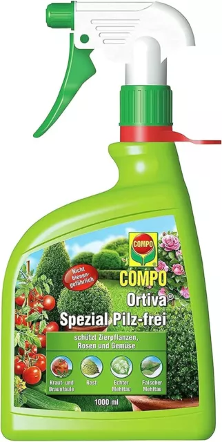 Compo Ortiva Spezial Pilz-frei AF 1000 ml Pilzmittel Mehltau Buchsbaum Fungizid