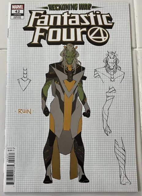 Fantastic Four #42, RB Silva Concept Art variant