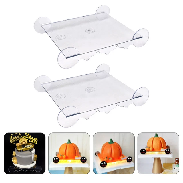 2 piezas Halloween Creativo Soporte para pasteles Pasteles Decorativos Estantes de almacenamiento Pasteles