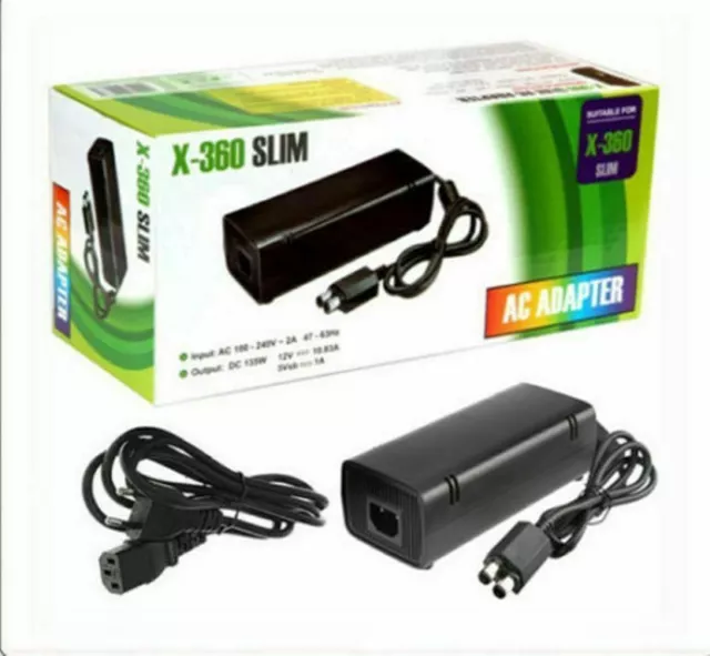 Alimentatore Di Ricambio Per Console Microsoft Xbox 360 Slim - 220 V