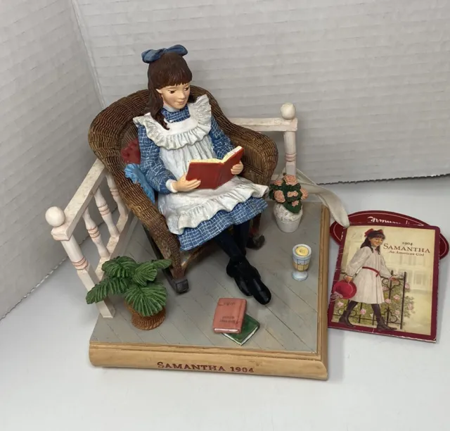 American Girl Pleasant Company Samantha Bookend Hallmark ~Retired