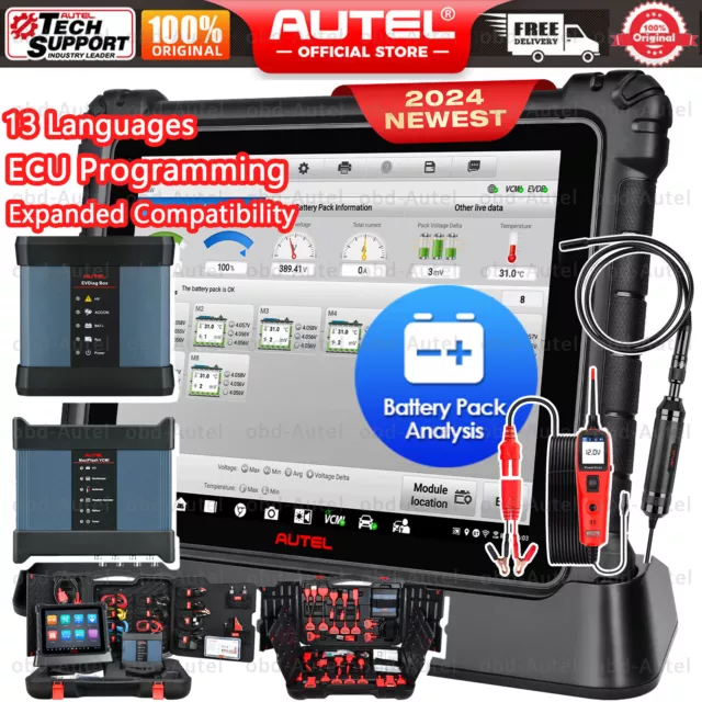 2024 Autel MaxiSys Ultra EV Electric Intelligent Diagnostic Scanner 5-in-1 VCMI