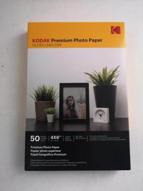 200 Fogli Di Carta Fotografica Koala Premium Lucida 4x6 Per Stampanti A Getto D'inchiostro &ndash; 270g / 72 Libbre &ndash; Qualit&agrave; Professionale Made In Germany