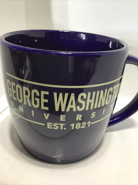GEORGE WASHINGTON UNIVERSITY COFFEE MUG. GWU COFFEE MUG. Art Deco Mug. B256