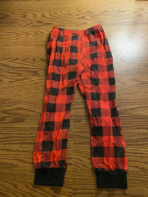 Size 5 Red Plaid Night Pants For Boys/Girls