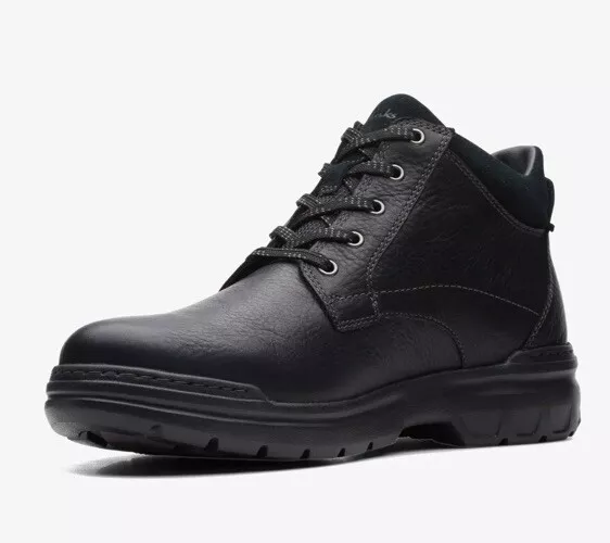 CLARKS ROCKIE2 UP GTX Black Leather Men's Boots Size UK9G/EU43 £70.00 ...
