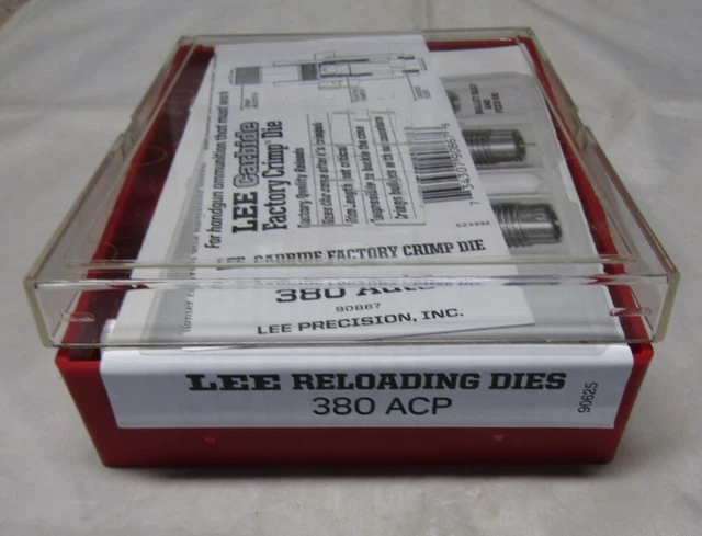 Lee Precision Carbide 4 Die Set, 380 ACP