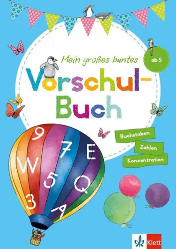 Klett Mein großes buntes Vorschul-Buch|Broschiertes Buch|Deutsch|ab 5 Jahren