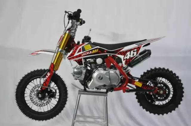 90cc dirt bike trail bike motorcycle 4 stroke kid teen SEMI AUTO wheeL 12/10