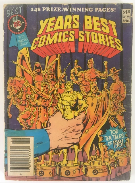Best of DC Blue Ribbon Digest # 23 Years Best Comic Stories 1982 VG 4.0
