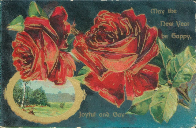 New year wishes roses