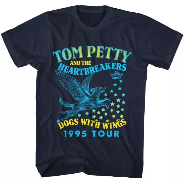 Tom Petty & the Heartbreakers Dogs with Wings Tour Men's T Shirt 1995 Rock Band