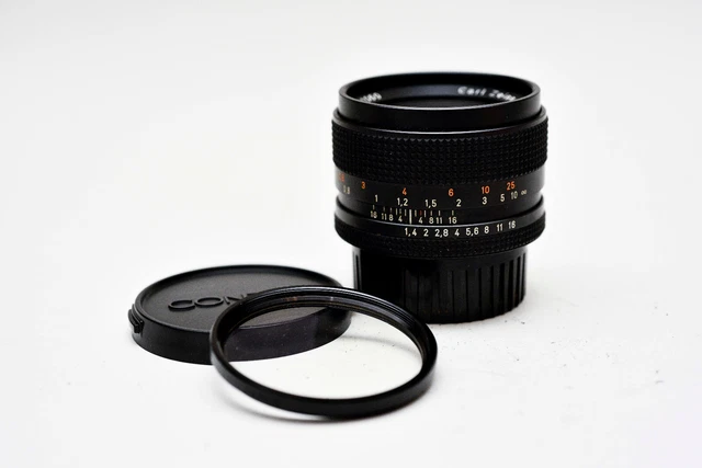 Carl Zeiss 50mm 1:1,4 Planar T* für Contax Yashica C/Y Objektiv Lens Optik