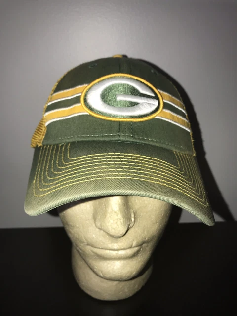NFL FOOTBALL GREEN BAY PACKERS Snapback Mesh Trucker Hat Baseball Cap Lid