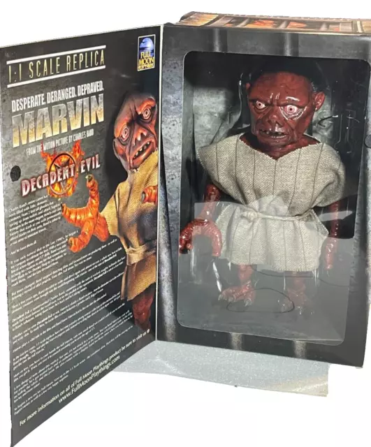 MARVIN Full Moon Playthings Decadent Evil 1:1 Scale 13" Replica Figure NIB