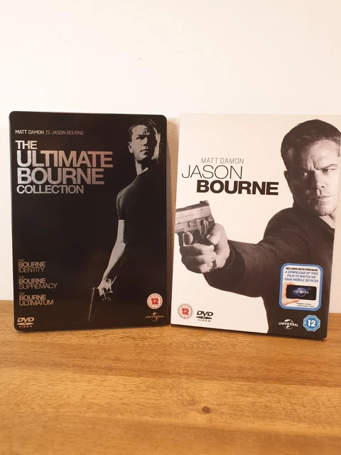 JASON BOURNE 4 DVD Complete Collection Identity Supremacy Ultimatum R2 ...