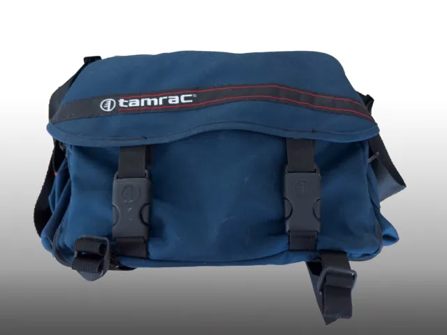 Tamrac Pro System Camera Bag - Made in USA - Blue w/ Shoulder Strap