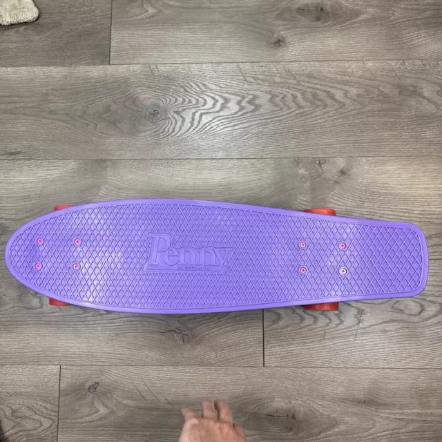 Penny Board 27" Australia Skateboard "Nickel" Purple With Pink Wheels CLEAN NICE