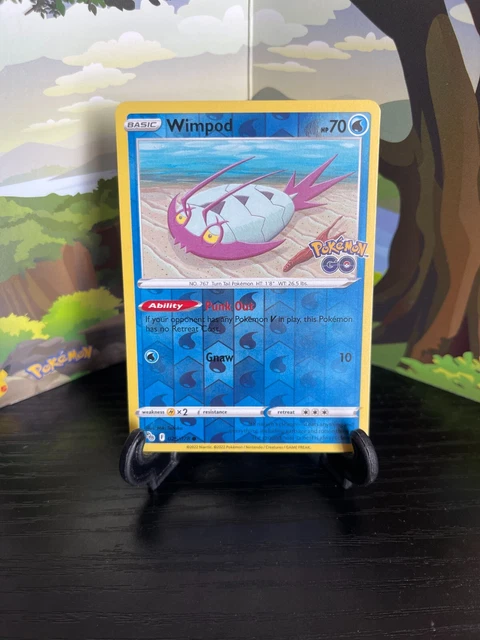Wimpod 025/078 - Pokemon Go - Common - Reverse Holo - Pokemon Card TCG - LP