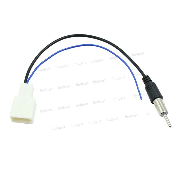 Car Radio Stereo FM/AM Antenna Adapter Wire for 2010-up Lexus Toyota DC 12V Male