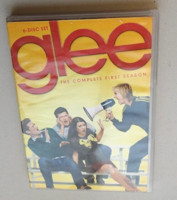 DVD - Glee Season 1 TV Series 2010 Jane Lynch Cory Monteith 6 Disc Set VG-EX!