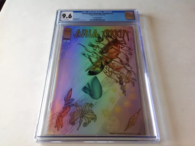 Aria Angela Heavenly Creatures 1 Cgc 9.6 Quesada Holofoil Variant Image Comics