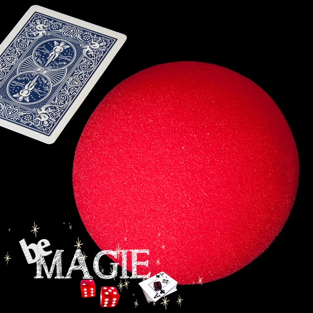 4 Balles En Mousse Goshman Rouges 3,75 Cm - Pour Magie, Gobelets Et Routines - Créées Par Albert Goshman