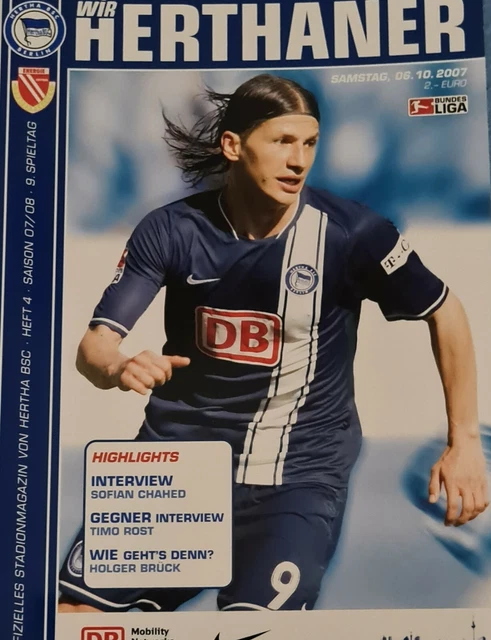 2007/08 1.BUNDESLIGA HERTHA BSC Berlin FC Energie Cottbus EUR 1,00