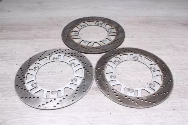 Set Bremsscheiben vorn links rechts hinten Kawasaki GTR 1000 ZGT00A 86-95