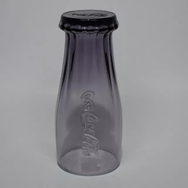 McDonalds Coca Cola Coke Glass 2013 Purple Collectable Coke