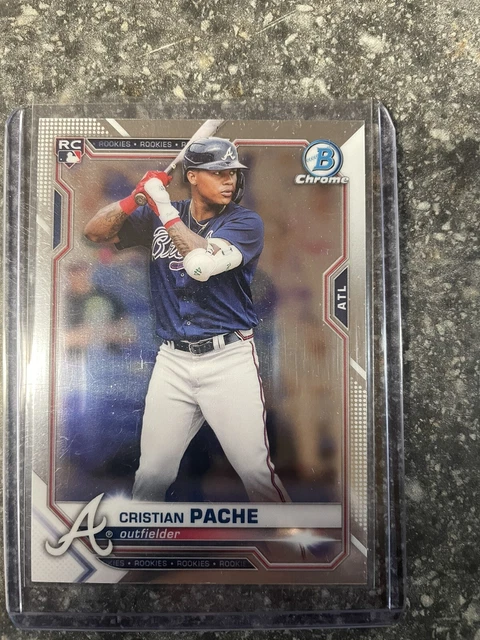 🔥Christian Pache 2021 Bowman Chrome Rookie Card RC #69 Atlanta Braves🔥