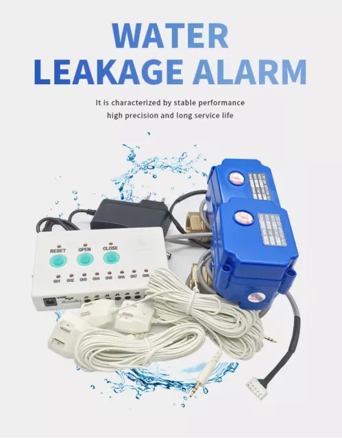 Alarm Water Leakage Protection Independent Water Leak Sensor Security Valve 2