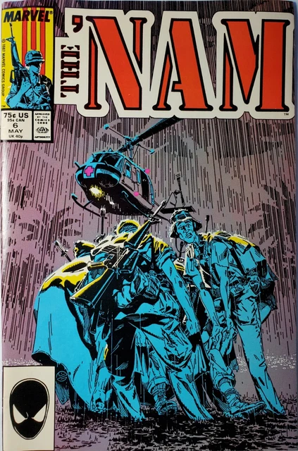 Marvel The 'Nam May 1987 No. 6 Monsoon Comic Book