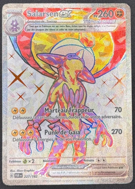 CARTE POKÉMON SALARSEN Ex 100/182 - EV04 Faille Paradoxe - NEUF FR EUR 2,30 - FR